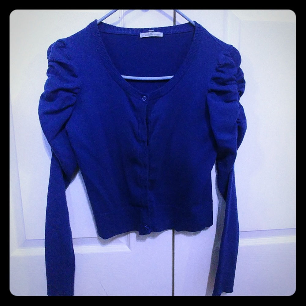 Royal blue cardigan
